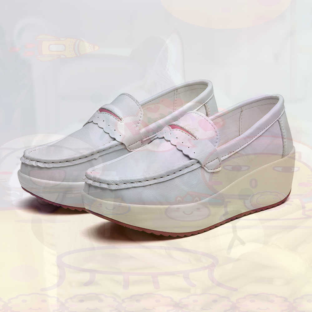 Men'S Grooming Store - Plataform Sepatu Kets Merah Muda Musim