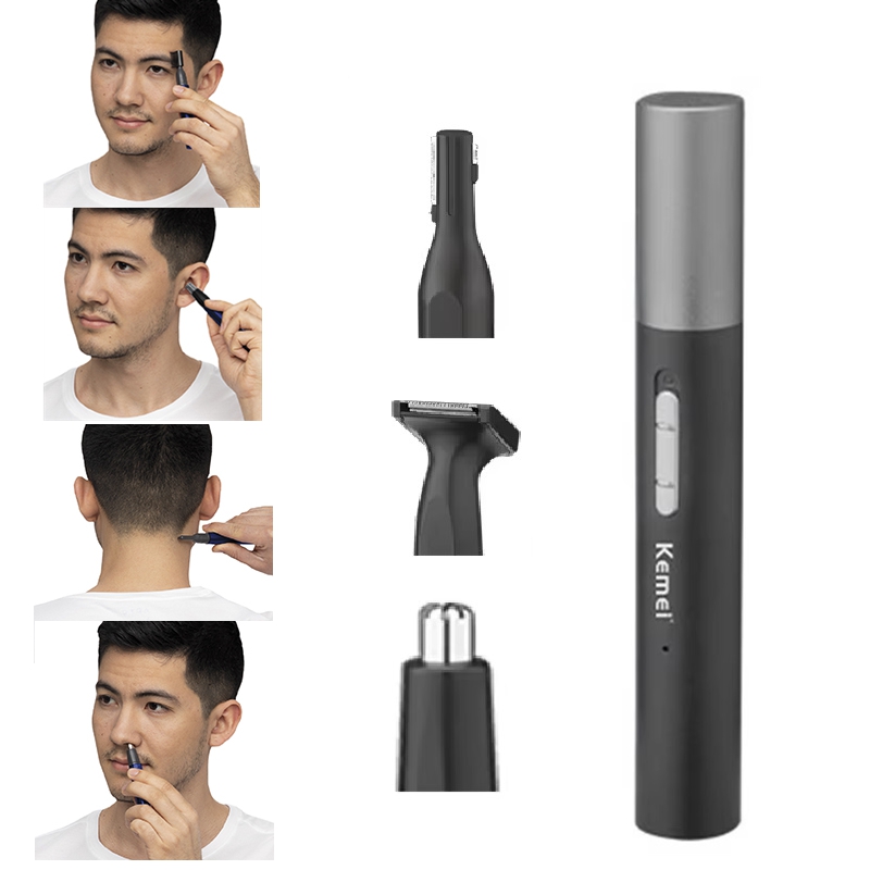 Men'S Grooming Gift Set - Kemei Pro Pemangkas Bulu Hidung Isi