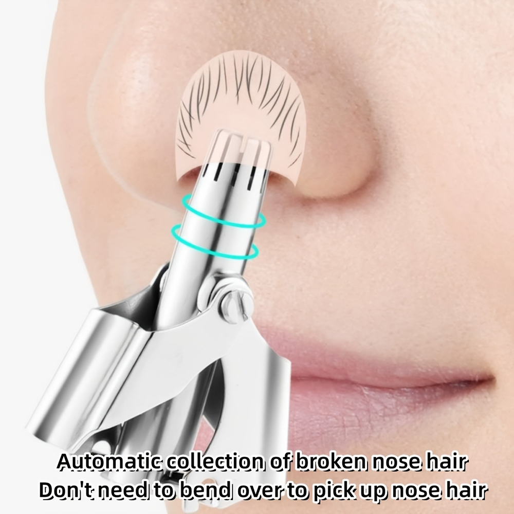 Nose Hair Trimmer - Pemangkas Rambut Hidung Manual Multifungsi, Alat