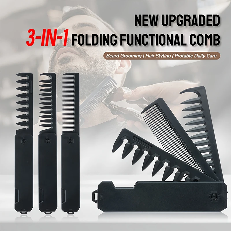 Sisir Jenggot Lipat 3-in-1 unt - Mens Grooming Box ulasan dan harga